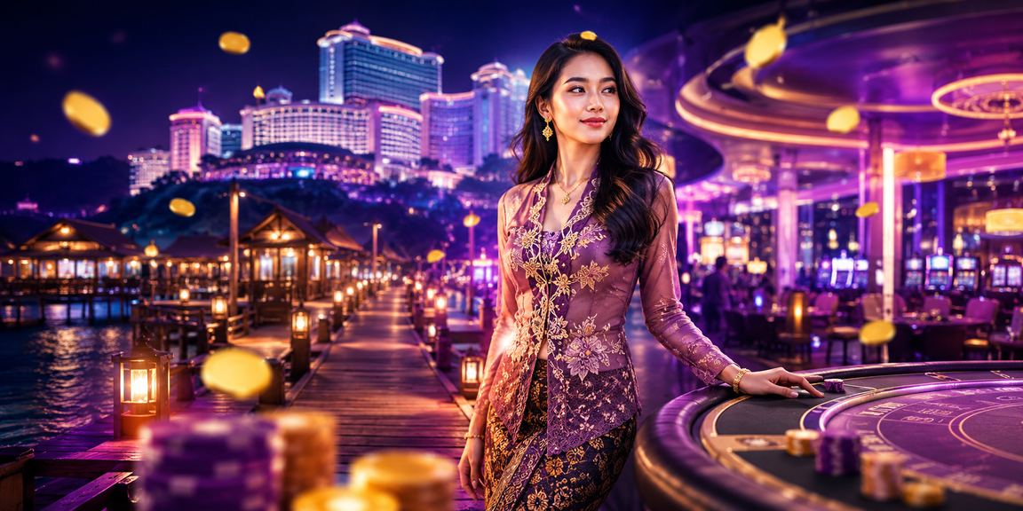 Pemain kasino bertaruh di Genting Highlands
